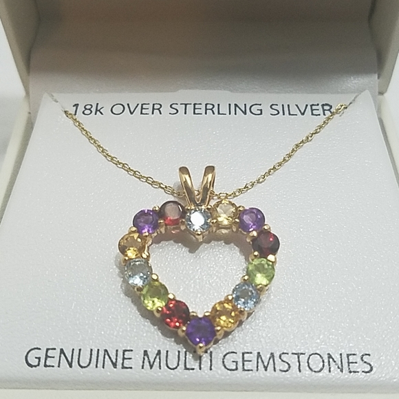 18k over sterling silver Victoria Townsend necklac - Picture 2 of 5